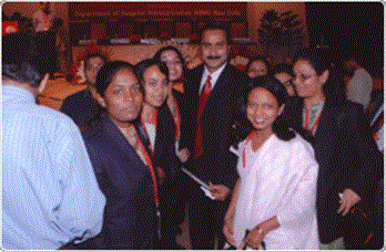 Students are with Dr. Anbumani Ramadoss(Health Minister)
